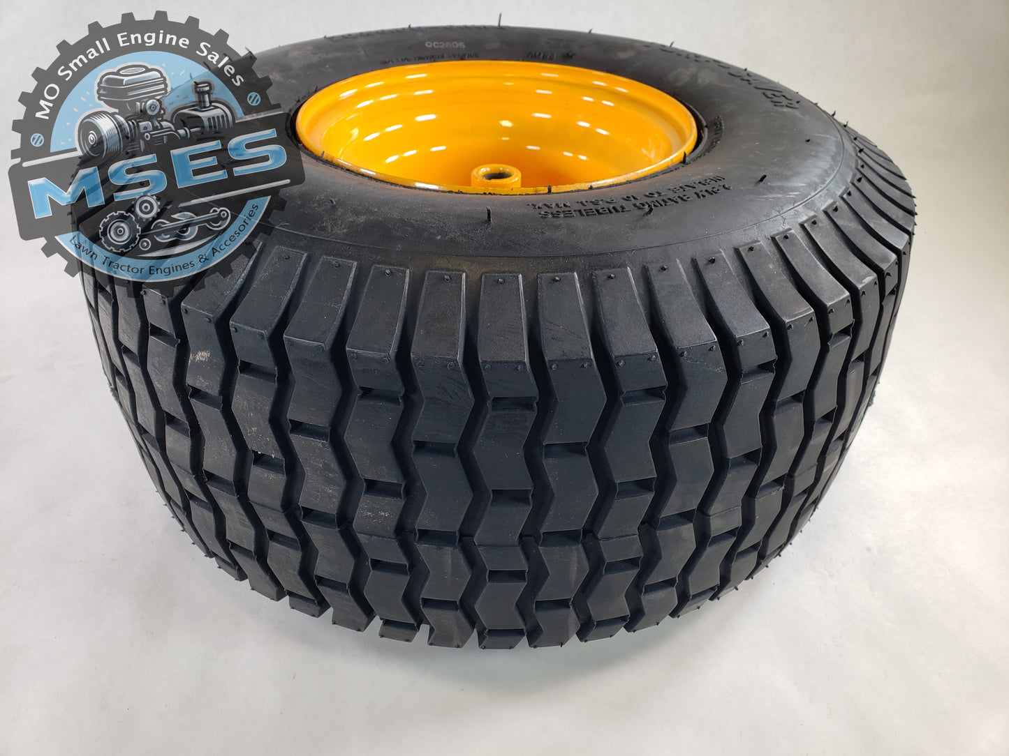 (SET OF 2) Carlisle 20x8.00-8 Turf Saver Rear Tire w/Wheel Marigold 431400x421