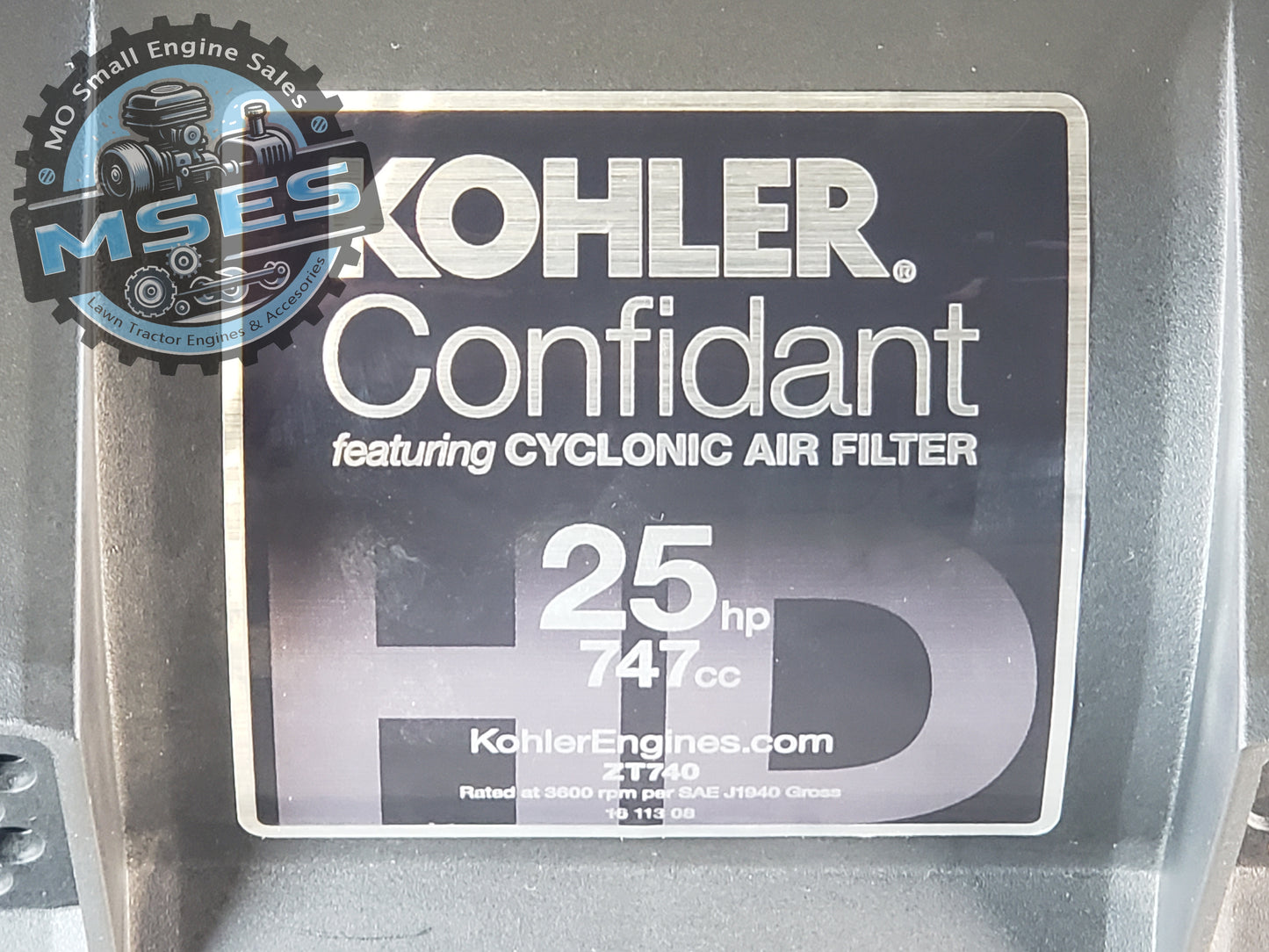 25HP Kohler Confidant Series ZT740-3055 - 747CC 1” Dia. x 3-5/32” Crankshaft