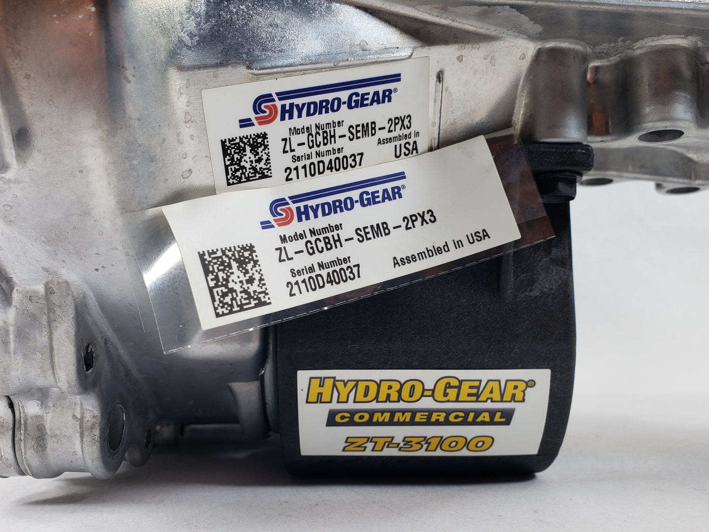 HydroGear Hydrostatic Drive Motor - Model ZT3100 (Left & Right Hand) ZL-KCBP-SEMC-3PX3 (LH) ZL-GCBH-SEMB-2PX3 (RH)