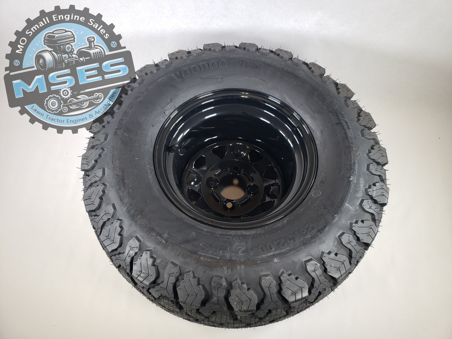 26" x 12.00" - 12 NHS VOODOO TRAC drive tire