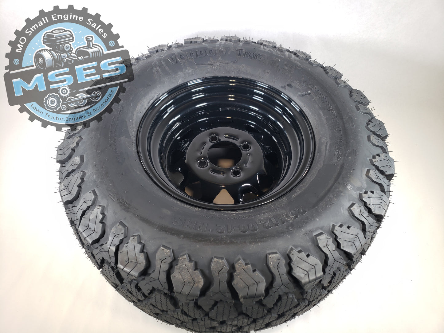 26" x 12.00" - 12 NHS VOODOO TRAC drive tire