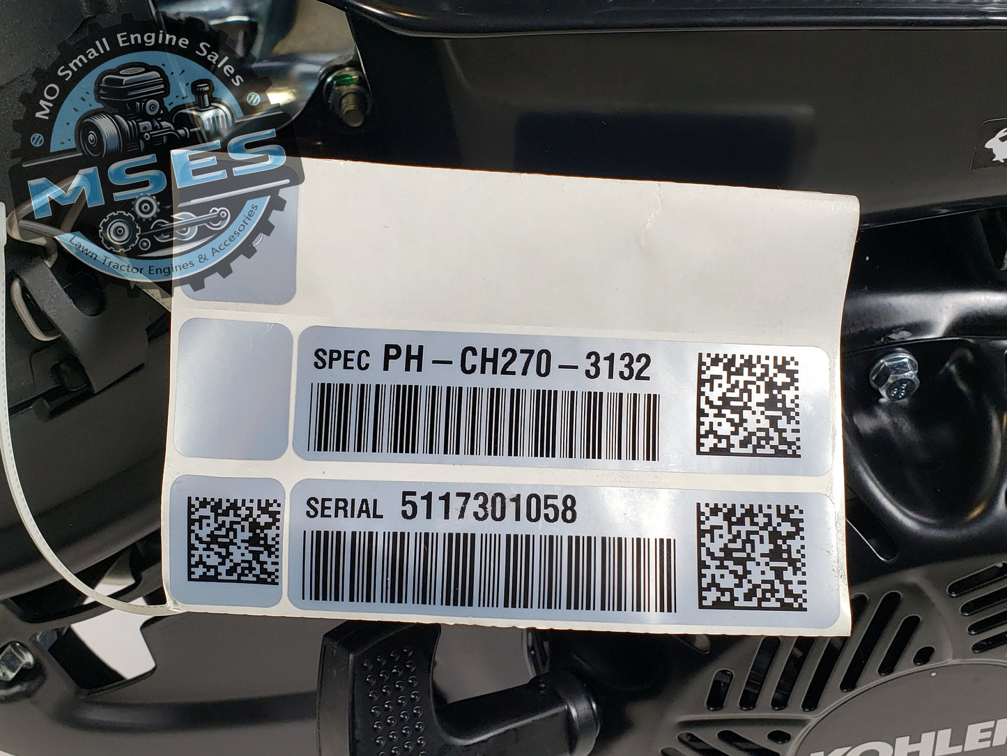 7HP Kohler Command Pro CH270-3132 Horizontal Engine 3/4 Dia. x 2-7/16 crankshaft