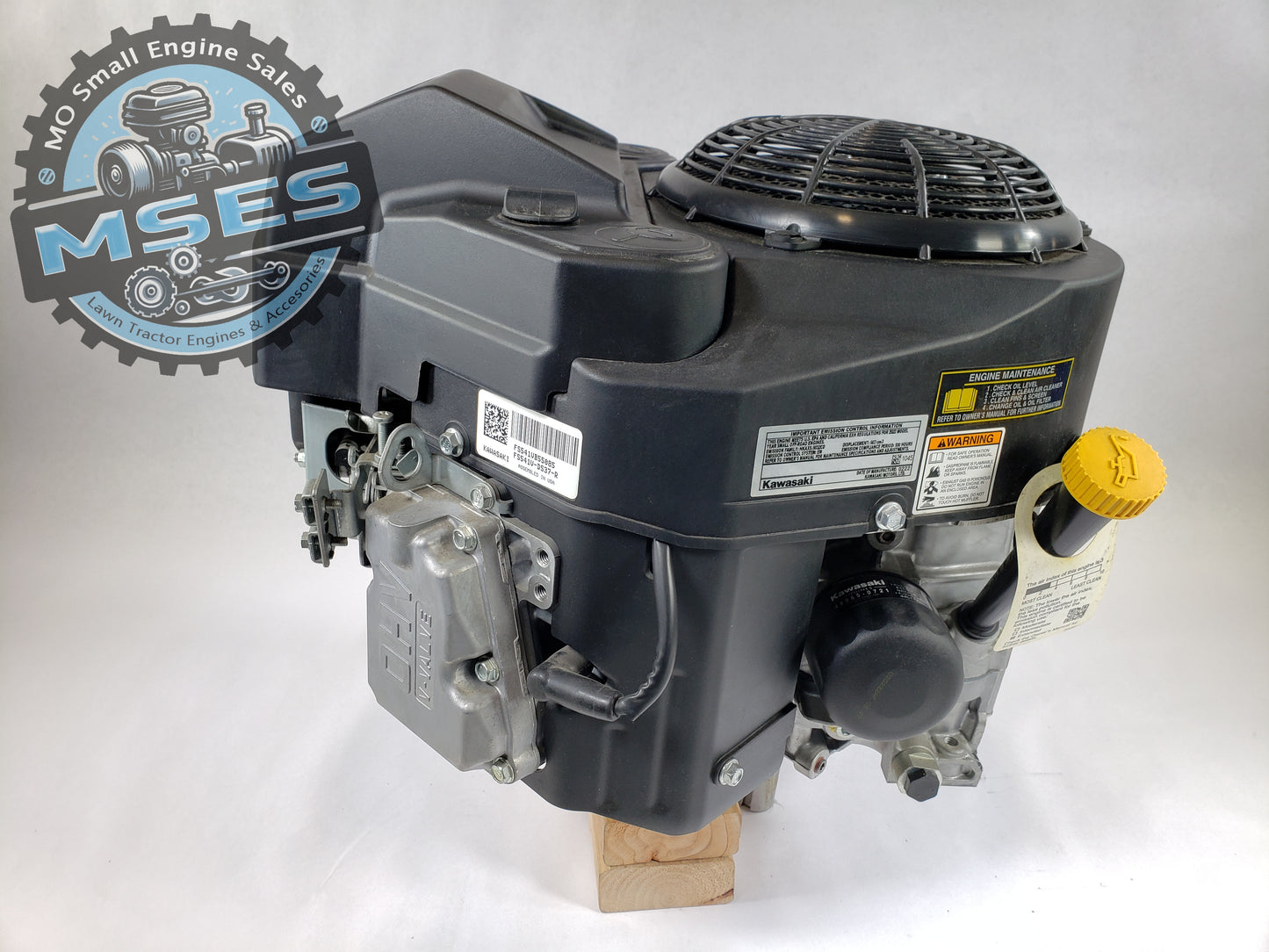 15HP KAWASAKI FS541V-DS37R FS Series Twin OHV 603CC 1-1/8 Dia. x 4-9/32" Crankshaft