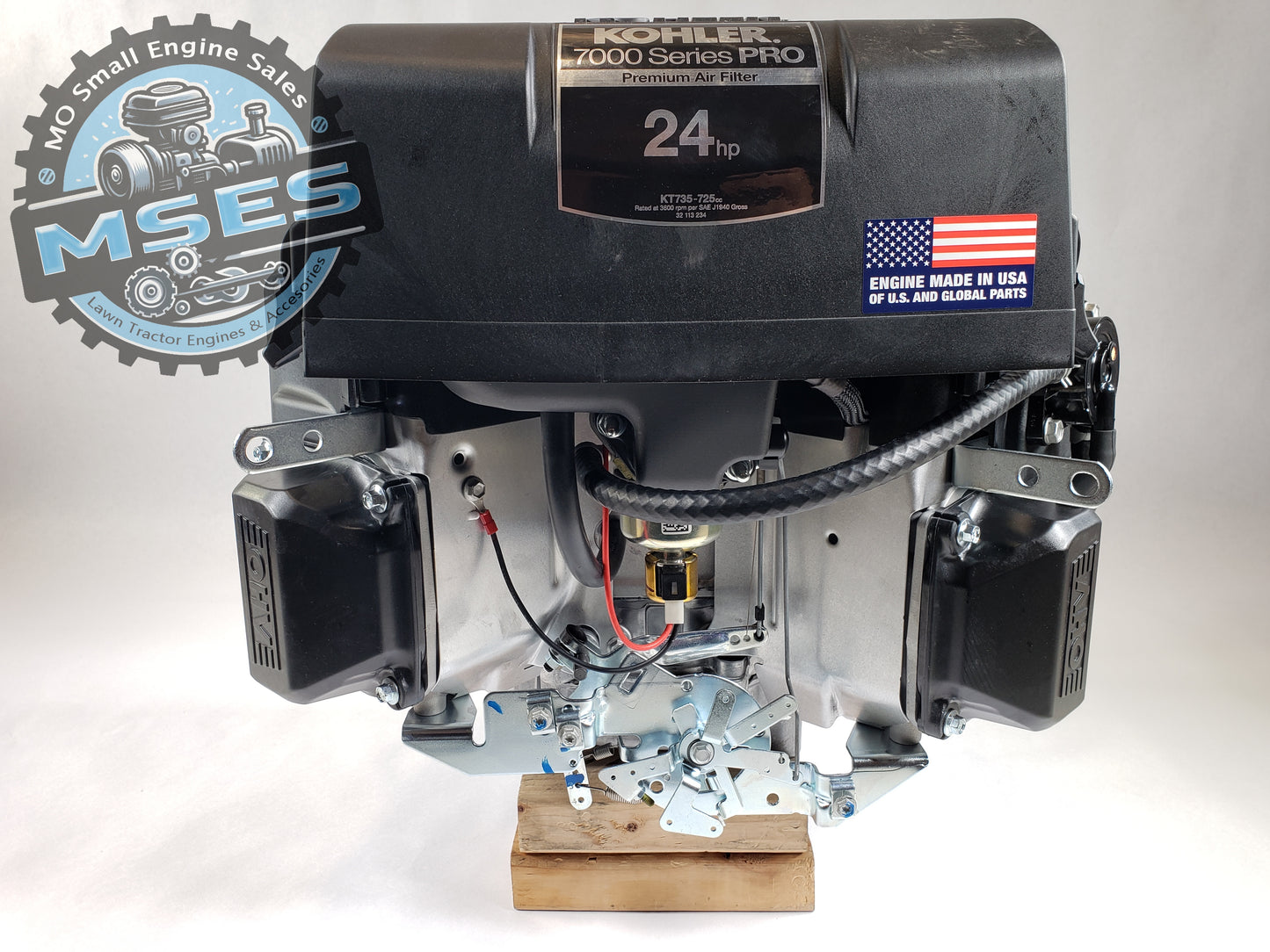 24HP Kohler 7000 Series Pro KT735-3088 -725CC 1" Dia. x 3.16" Keyed Crank Shaft