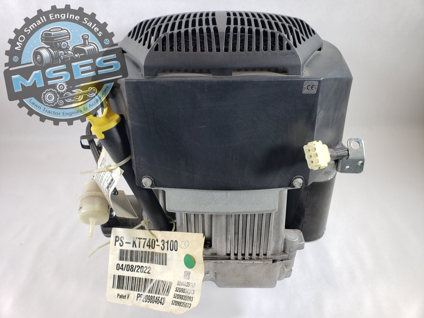 25HP Kohler 7000 Series KT740-3100 - 725CC 1" Dia. x 3.16" Keyed Crankshaft