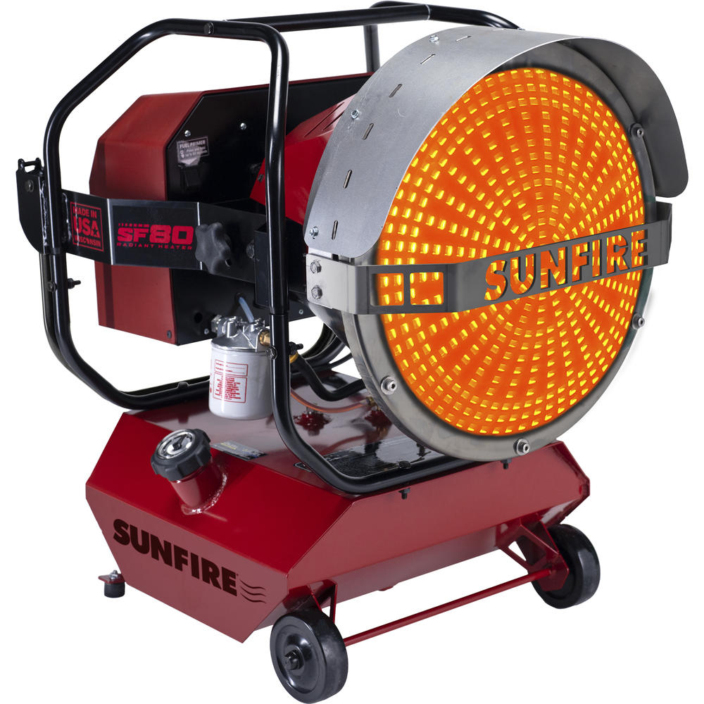 Sunfire 80,000 BTU SF80 Portable Dual-Fuel Radiant Heater SUN-95080