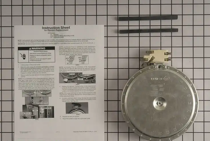 New Genuine OEM Whirlpool Range/Stove/Oven Radiant Surface Element W10823699