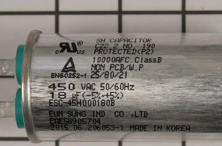 New Genuine OEM LG Refrigerator Run Capacitor EAE58905704