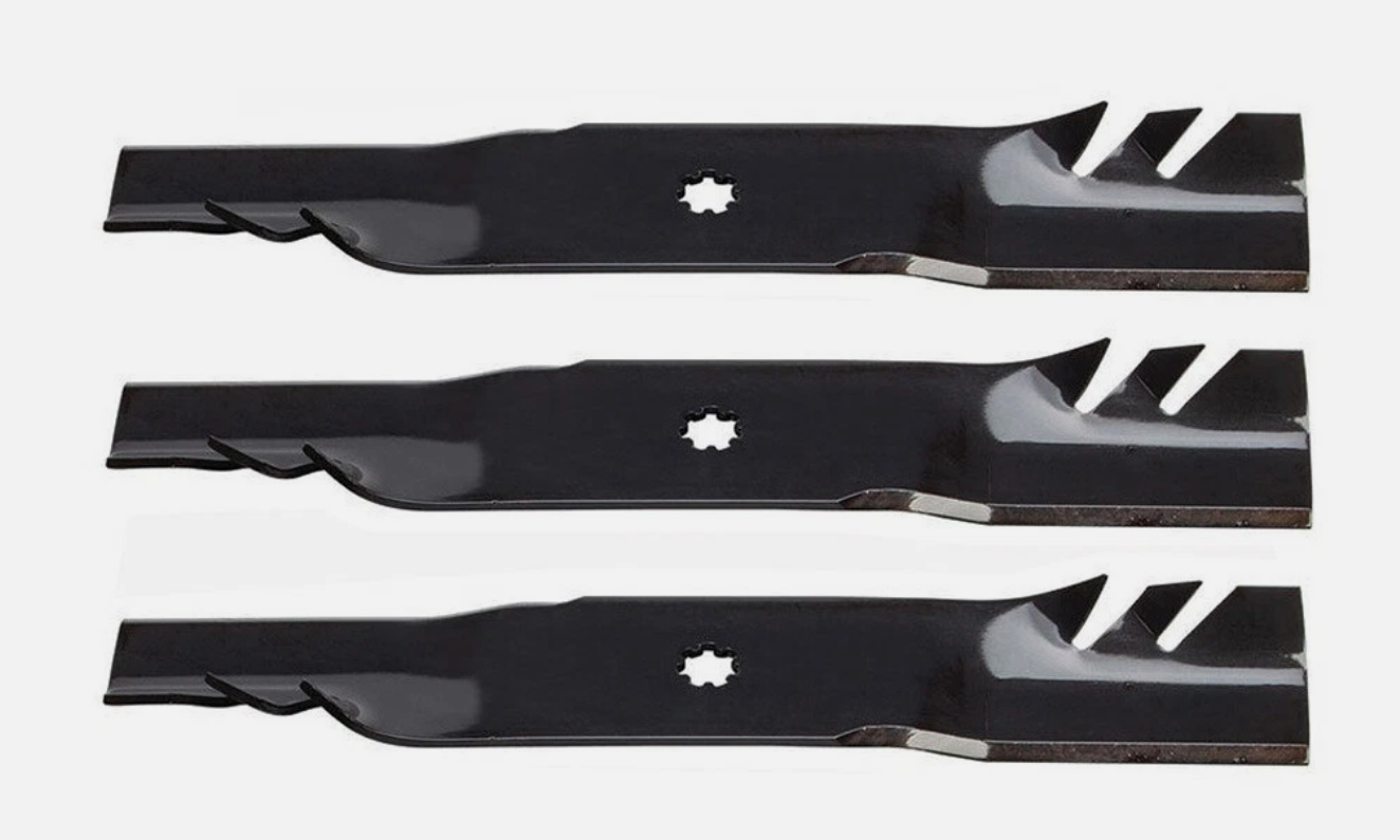 3 OEM Oregon Gator G5 Mower Blades for John Deere D140 D150 D160 592-616 48"