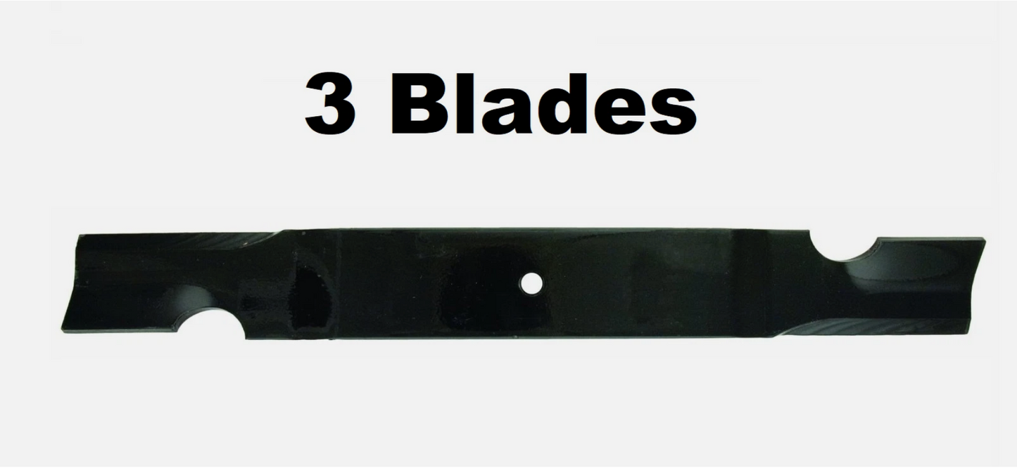 3 Pack Oregon 791-531 High Lift Replacement Lawn Mower Blade 21" For Grasshopper