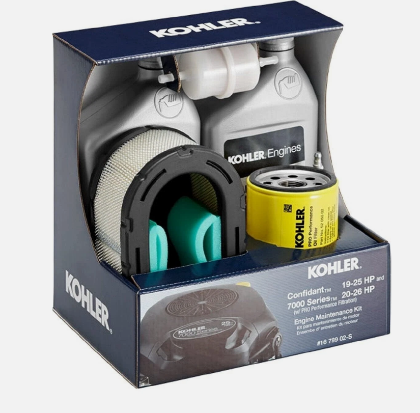 Kohler 16-789-02-S Confidant LPAC/7000 Series Engine Tune-Up Kit w/Pro Filter