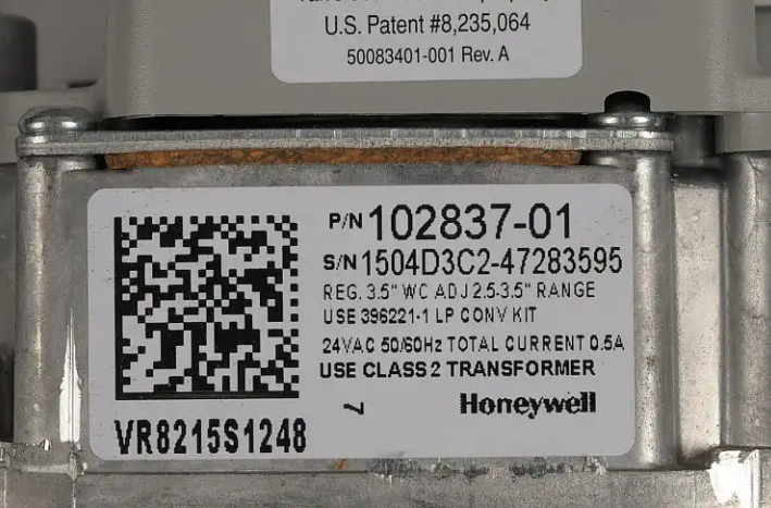 New Genuine OEM Lennox Gas Valve Assembly 73W17