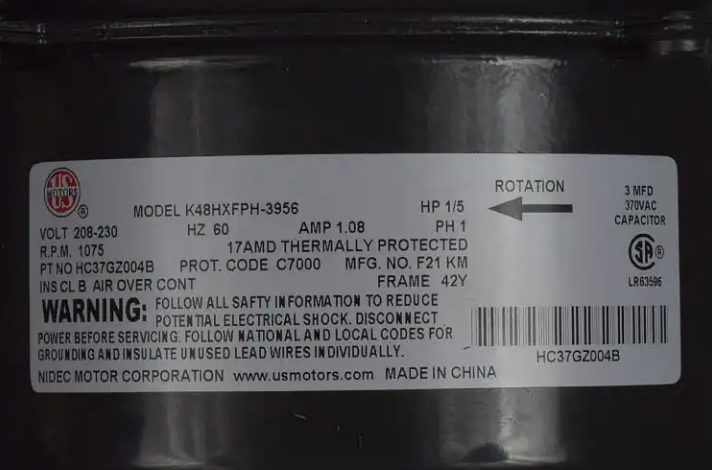 New Genuine OEM ICP Condenser Fan Motor 1088235