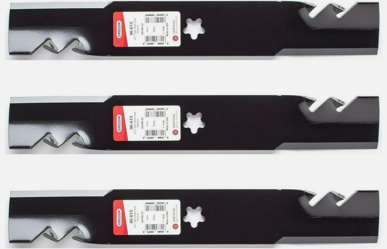 3 Pack Oregon 96-615 Gator Blade for Husqvarna 532180054 532173920 539107519 48"