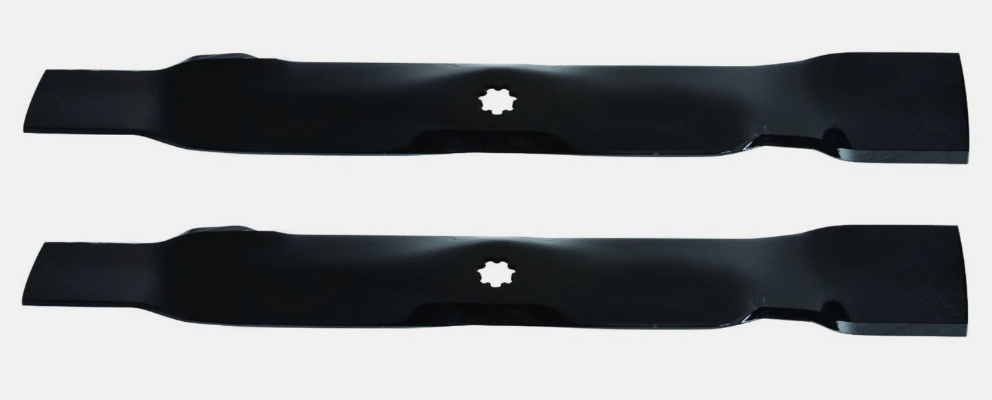 2 Pack Oregon 192-106 Mower Blades 21 3/8" for John Deere GX22151 42"
