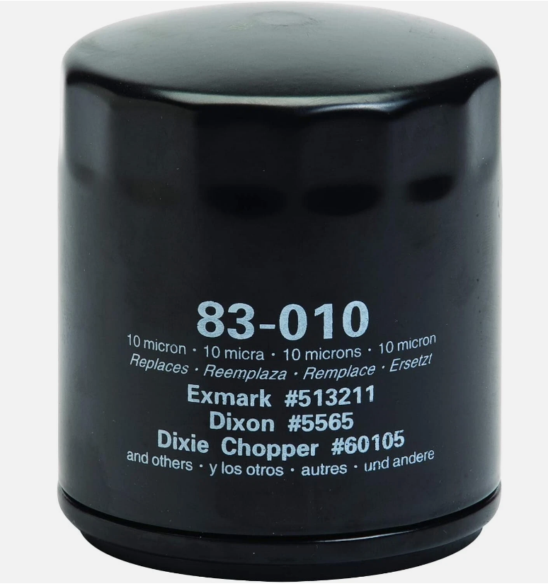 Oregon 83-010 Oil Filter Fits Exmark #513211 Dixon #5565 Dixie Chopper #60105