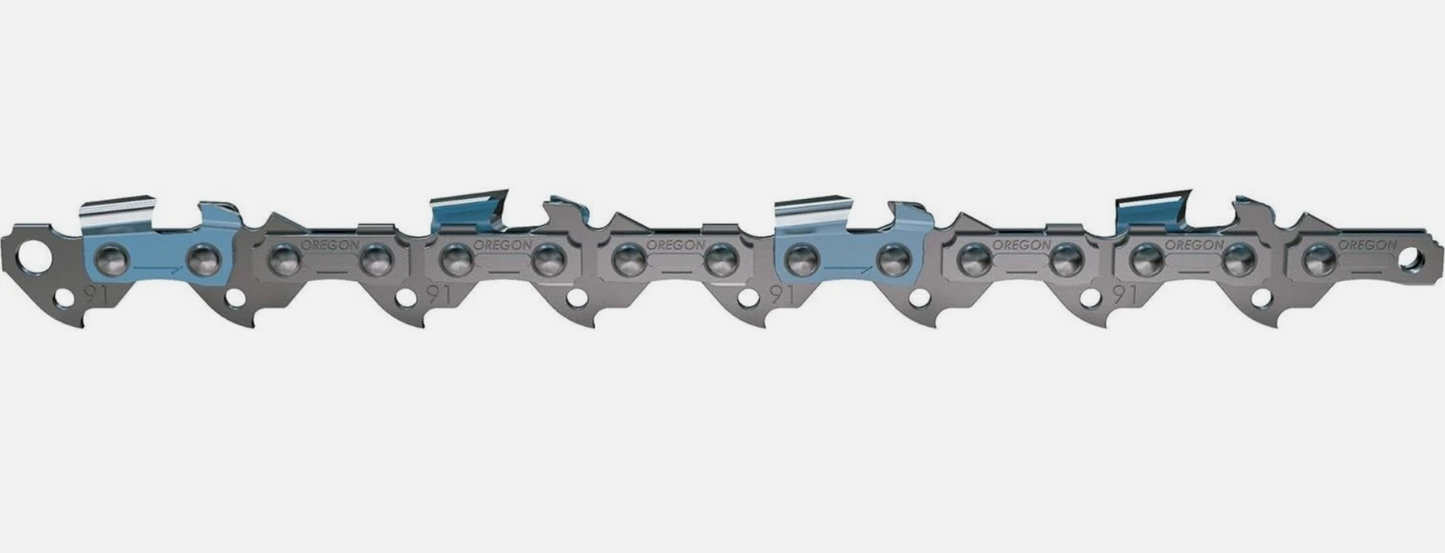 Oregon 91VXL057G 57 Drive Link Long Top Plate 3/8-Inch Low Profile Saw Chain