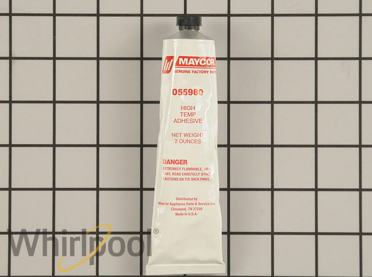 New Genuine OEM Whirlpool High Temperature Adhesive WPY055980