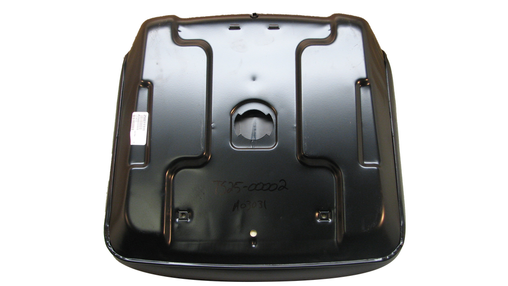 Milsco TS25-00002 | 18x20-1/2x15 Lawn Mower Rider Seat Black 2-Bolt Front Mounts