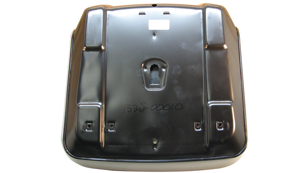 Milsco TS28-00010 Lawn Mower Seat 18x21x19 - No Logo, Gray, 4-Bolt Front Mounts