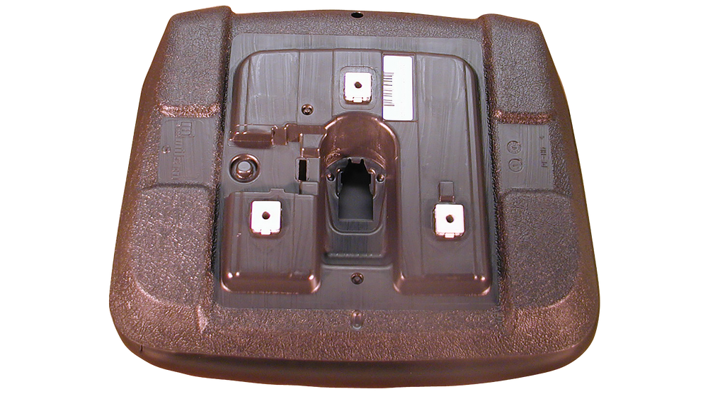 Milsco TS34-31183 | 17x18x11-1/2 Lawn Mower Seat Black 3 Bolt Mounts