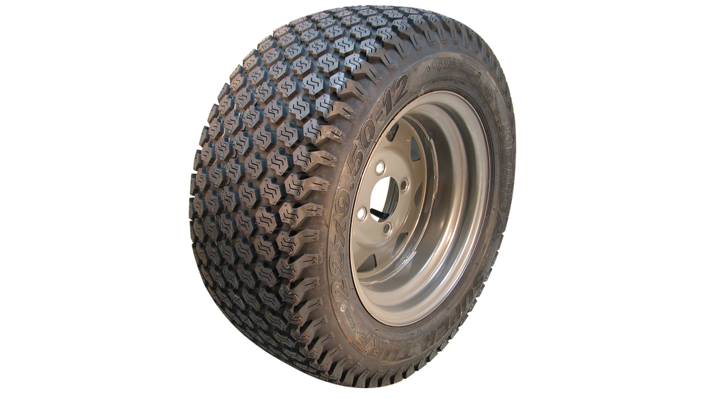 Kenda 126-3280 22 x 9.50 - 12 NHS Super Turf Tread Pneumatic Wheel Assembly