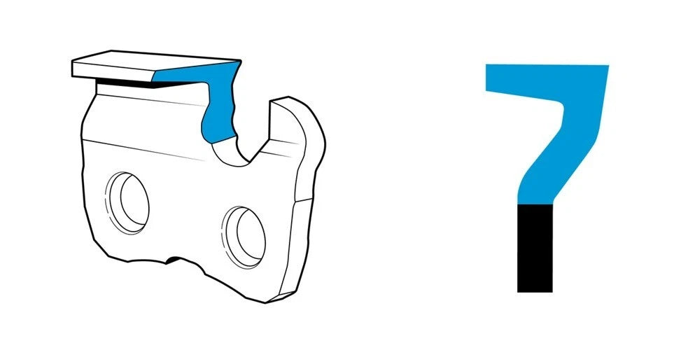 Oregon 72EXJ093G PowerCut 3/8" Skiptooth Saw Chain, .050" Gauge, for 28" Bar