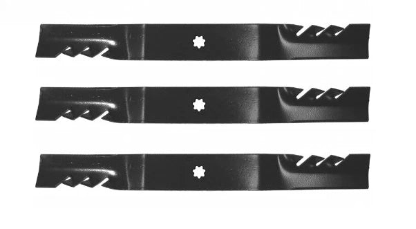 LOT OF 3 Mulching Blades for John Deere 48" GX21784 LA145 LA140 LA165 X140 D140 92-616