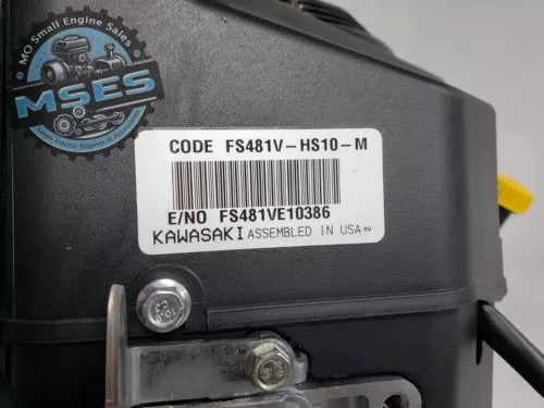 14.5HP Kawasaki FS481V-HS10M Twin OHV Engine 603CC 1” Dia. x 3-5/32 Crankshaft