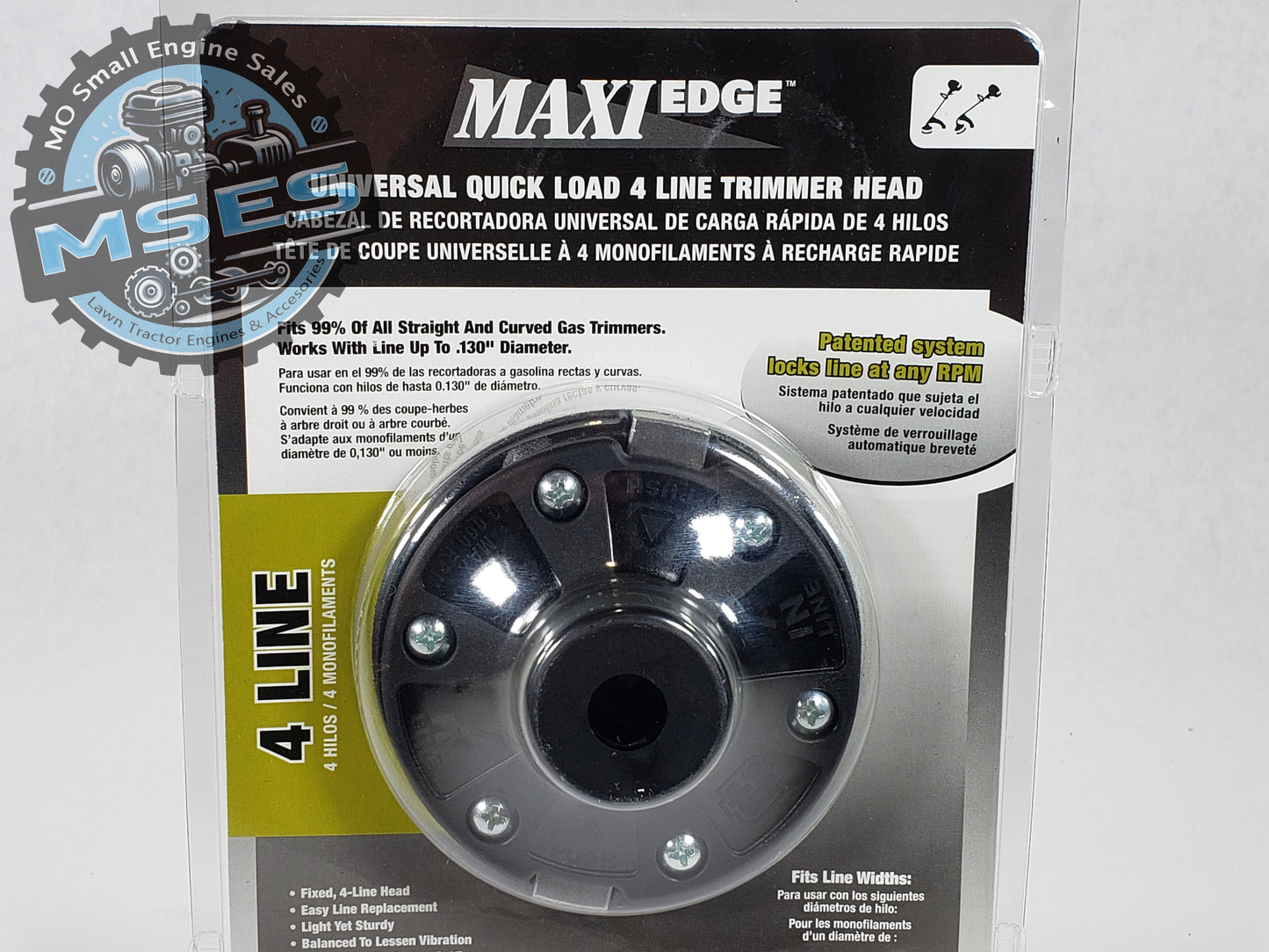 Arnold Trimmer Head 490-060-0016 Maxi Edge Universal Quick Load 4 Line Trimmer