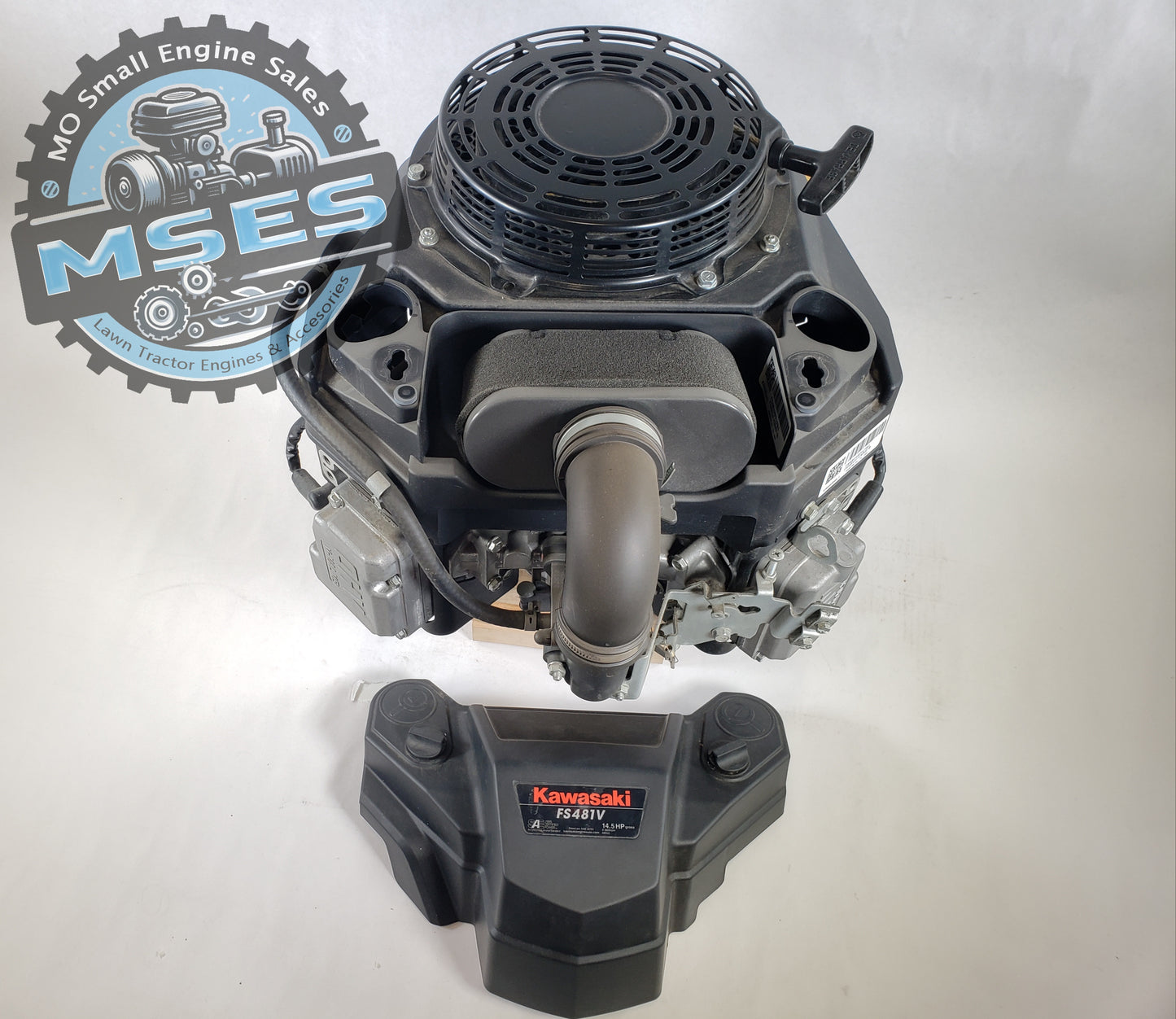 14.5HP Kawasaki FS481V-CS33R 603CC - V Twin OHV - Vertical Shaft Engine - 1-1/8" Dia. x 4-9/32" crankshaft