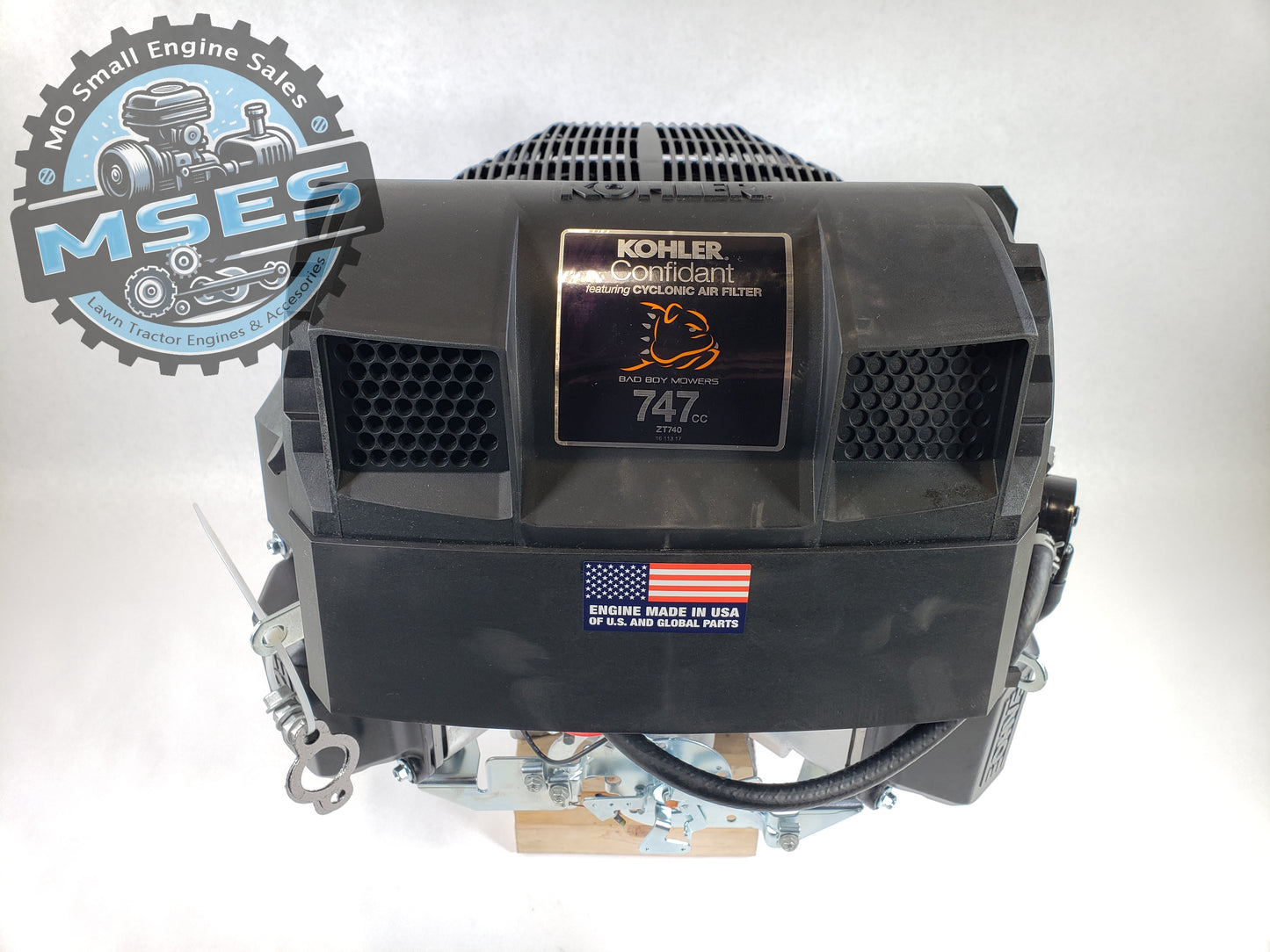 25HP Kohler Confidant Series ZT740-3048 - 725CC 1-1/8" Dia. x 4-3/8" Keyed Crankshaft