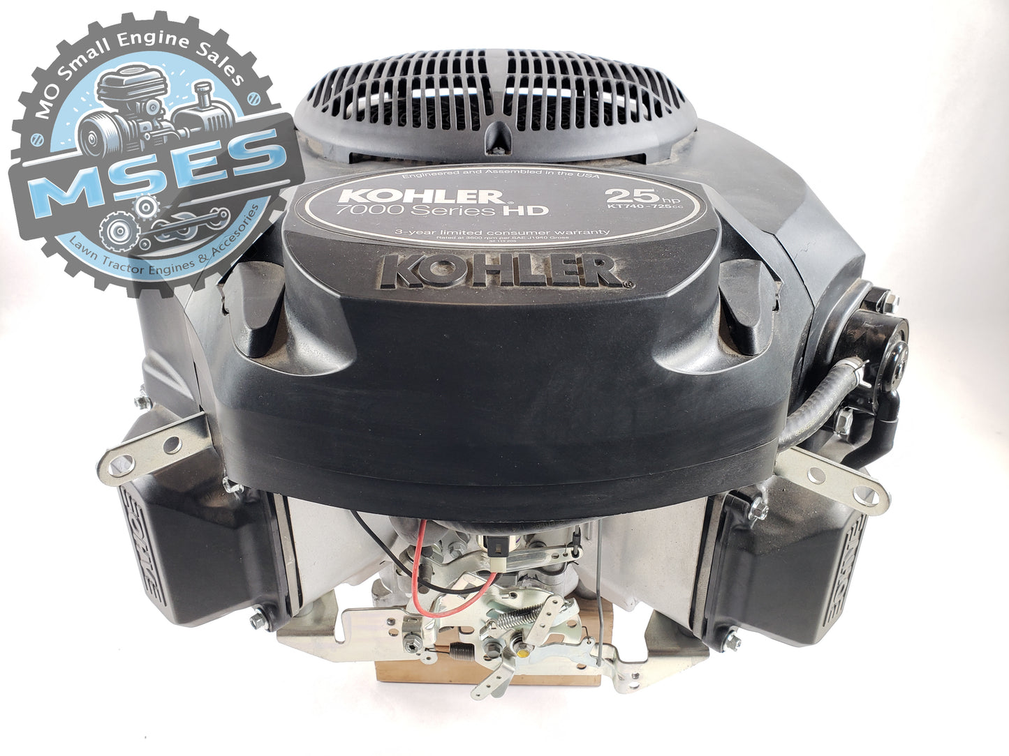 25HP Kohler 7000 Series KT740-3100 - 725CC 1" Dia. x 3.16" Keyed Crankshaft