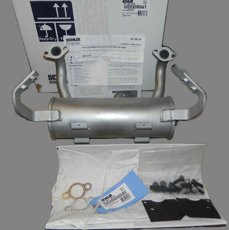 Kohler Muffler - Part No 32 786 04-S Fits most 7000‑Series and Confidant engines