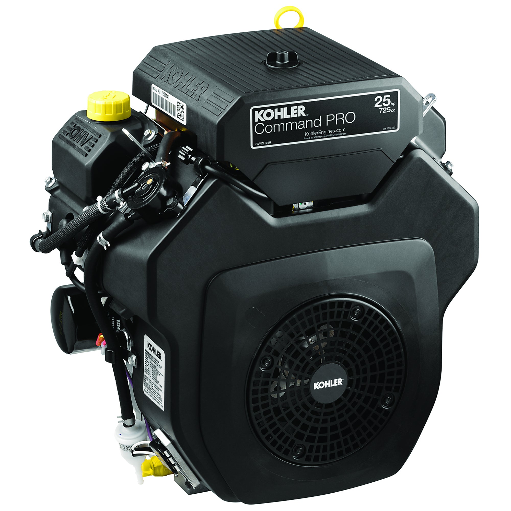 25HP Kohler Command Pro CH740-3391 Horizontal 1.125
