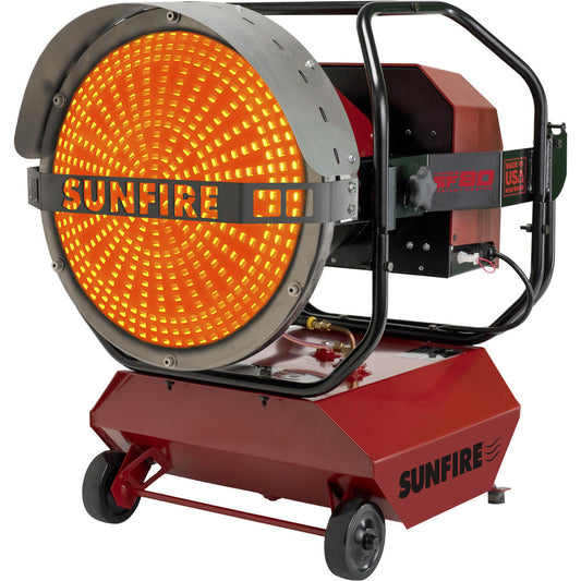 Sunfire 80,000 BTU SF80 Portable Dual-Fuel Radiant Heater SUN-95080