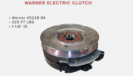 Warner Electric PTO Clutch #5228-84 (1-1/8" ID) 225 FT LBS