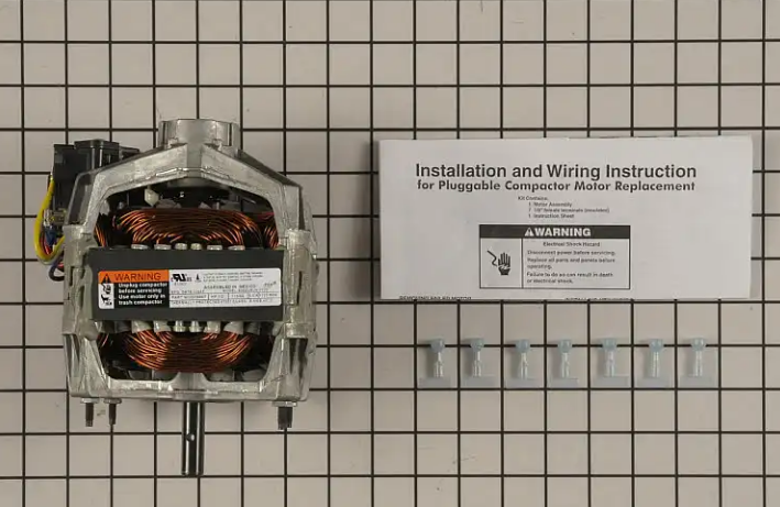 New Genuine OEM Whirlpool Trash Compactor Drive Motor W10439651