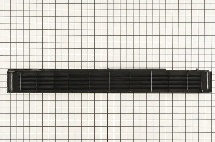 New Genuine OEM GE Microwave Vent Grille, Black WB07X11009