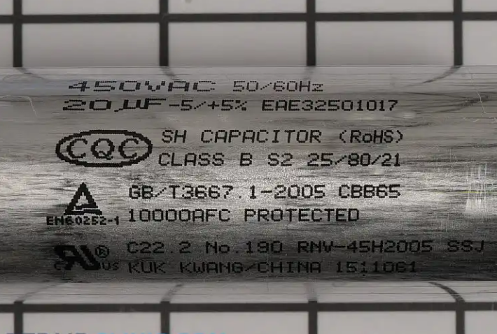 New Genuine OEM LG Refrigerator Run Capacitor EAE32501017