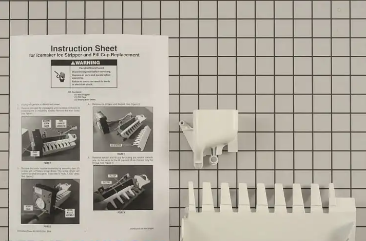 New Genuine OEM Whirlpool Refrigerator Ice Stripper W10297244