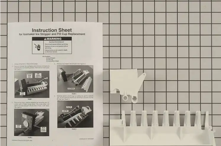 New Genuine OEM Whirlpool Refrigerator Ice Stripper W10297244