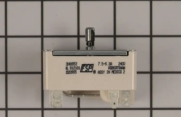 New Genuine OEM Whirlpool Range/Stove/Oven Surface Element Switch WP3148953