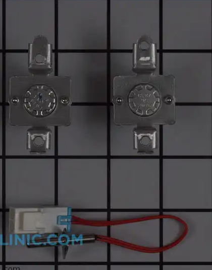 New Genuine OEM LG Dryer High Limit Thermostat and Thermistor Kit AGM30045804