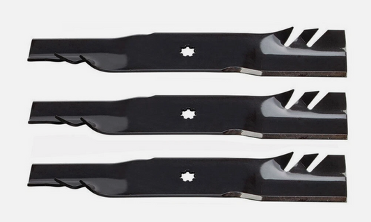 3 OEM Oregon Gator G5 Mower Blades for John Deere D140 D150 D160 592-616 48"