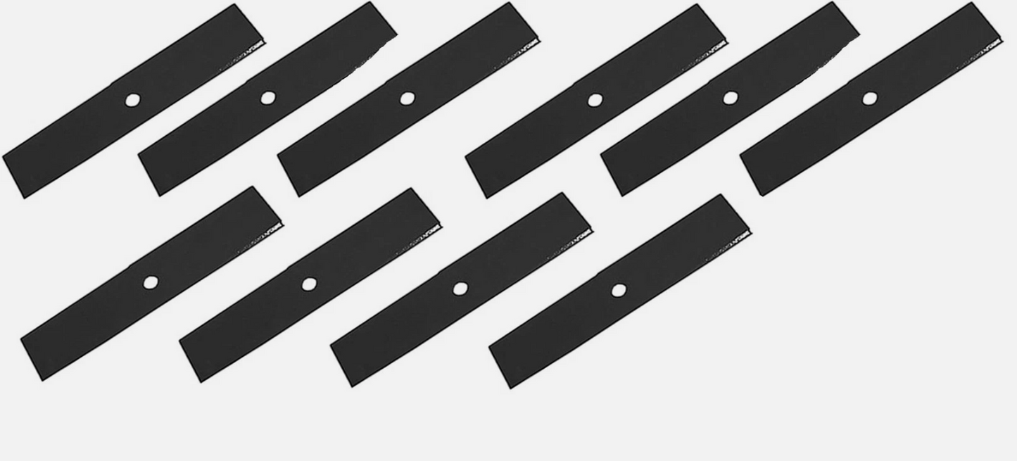 10PK Little Wonder Gas Edger Compatible Blade 10" w/ 1/2" Hole 40-409 - 4 Sided