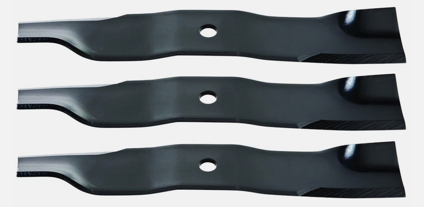 3 Pack Blades for John Deere 54" X500 X520 X540 X575 X595 Z445 190-354 790-354