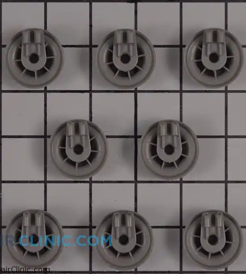 New Genuine OEM Bosch Dishwasher Dishrack Roller 12004485 Set of 8