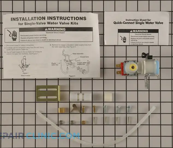 New Genuine OEM Whirlpool Refrigerator Water Inlet Valve 4318047