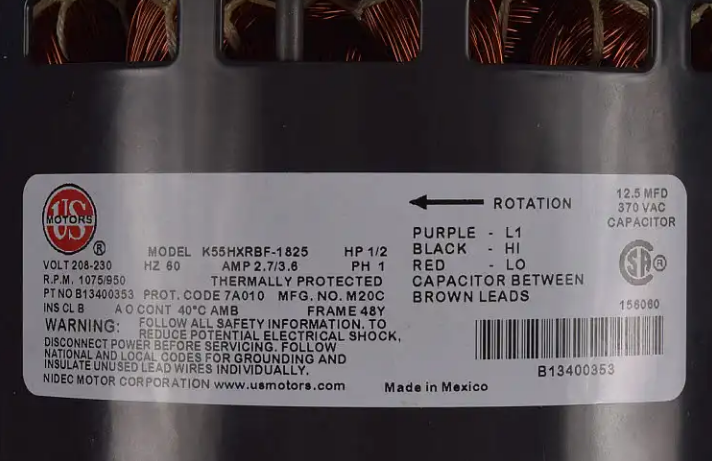 New Genuine OEM Goodman Blower Motor B13400353S